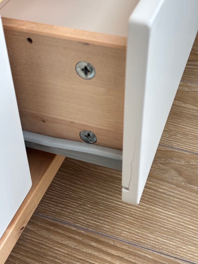 【ちろる】MANDAL 収納付きベッド セミダブル 直接引き渡し