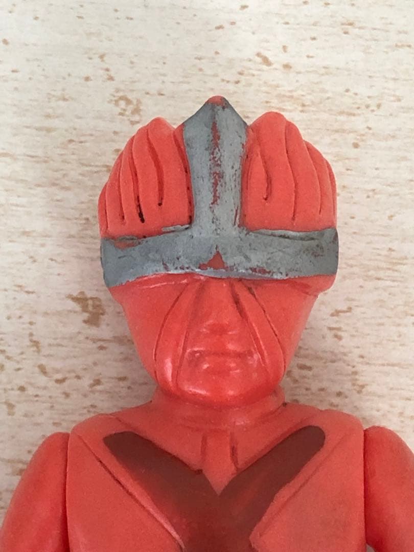 レインボーマン ダッシュ2 炎の化身 ソフビ 無版権 パチ 当時物