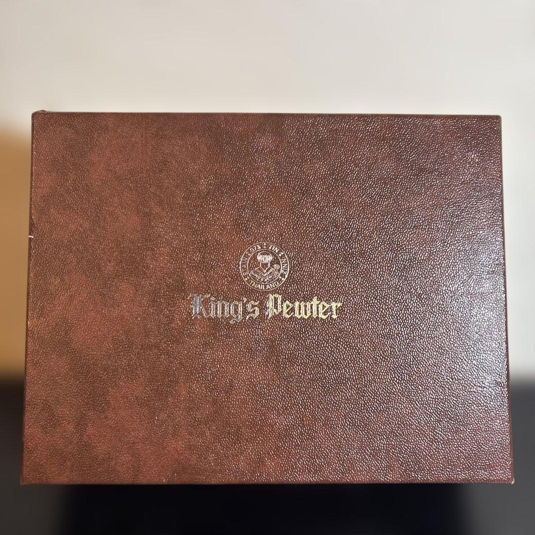King’s Pewter ピューター ソルト＆ペッパーシェイカー 未使用