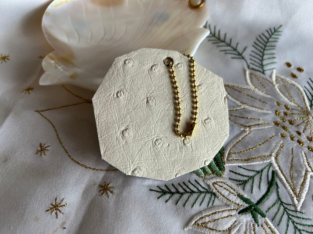 【ご売約済み】✴︎ミナペルホネン『dandelion』 キーホルダー✴︎