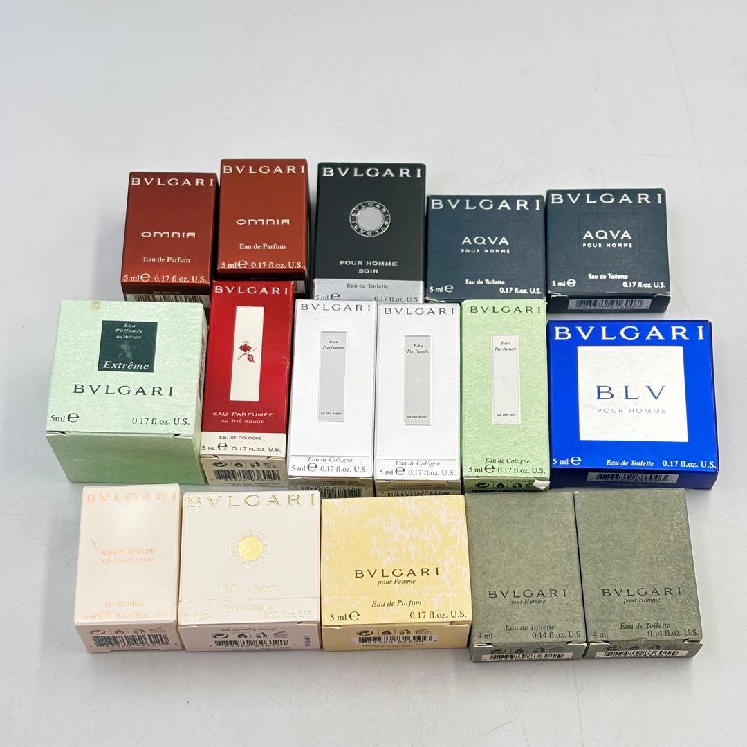 ブルガリ フレグランス ミニボトル まとめ売り 5ml 1002-S7020s