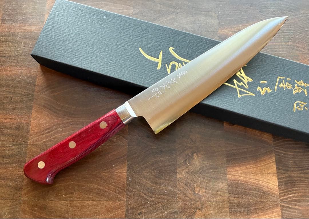 高村刃物 文太郎　牛刀 180㎜ 粉末ハイス鋼 未使用品　包丁　SG2