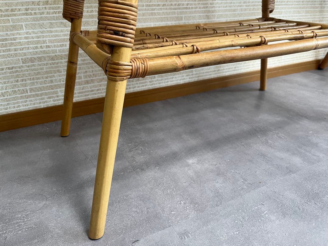 【ベイクルーズ】ラタンシェルフ　サイドシェルフ