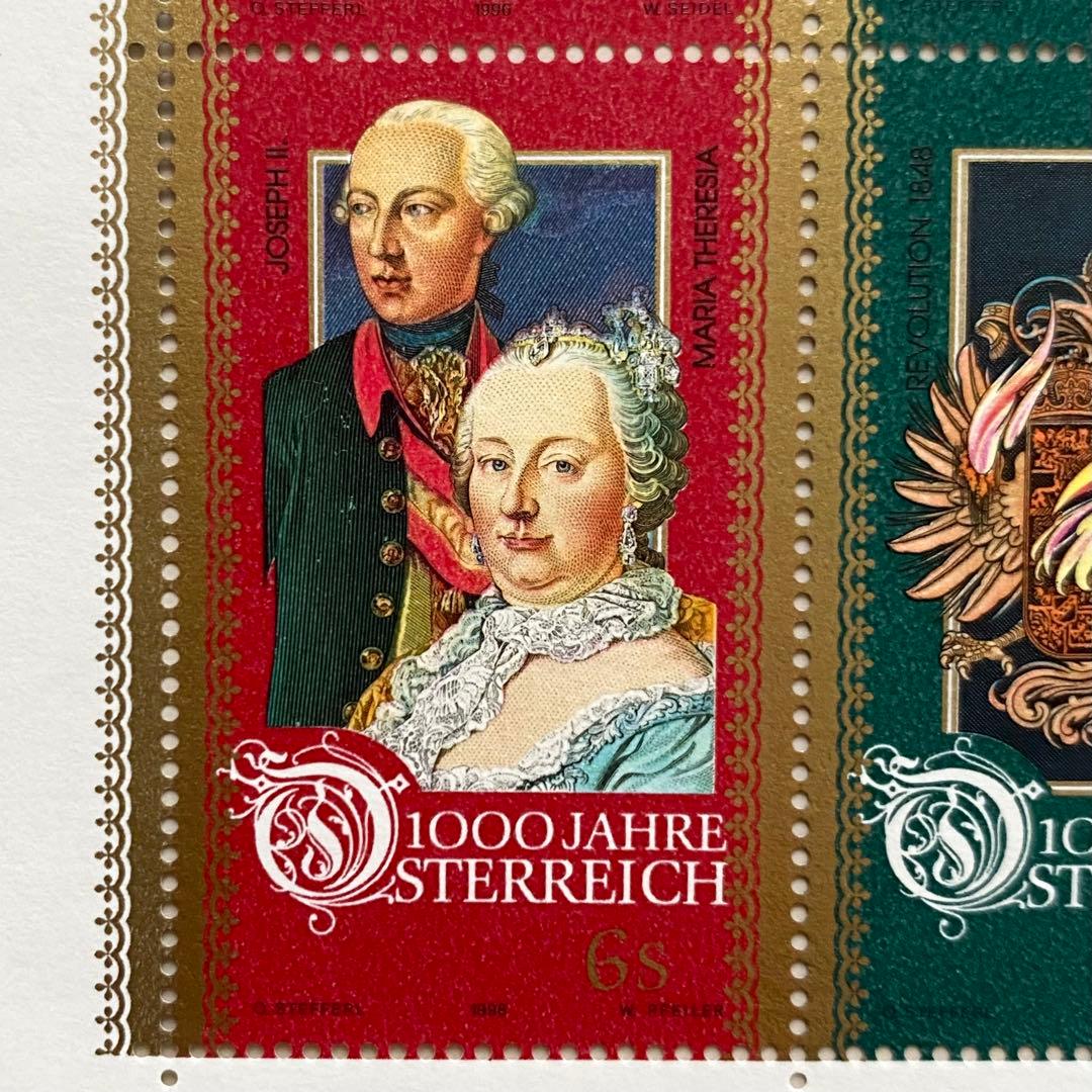 外国切手（オーストリア：オーストリア1000年記念） - メルカリ