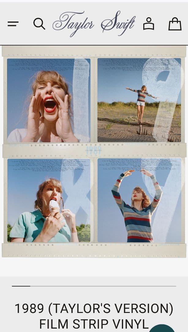 ミュージシャン 1989 (Taylor's Version) Four Film Strip