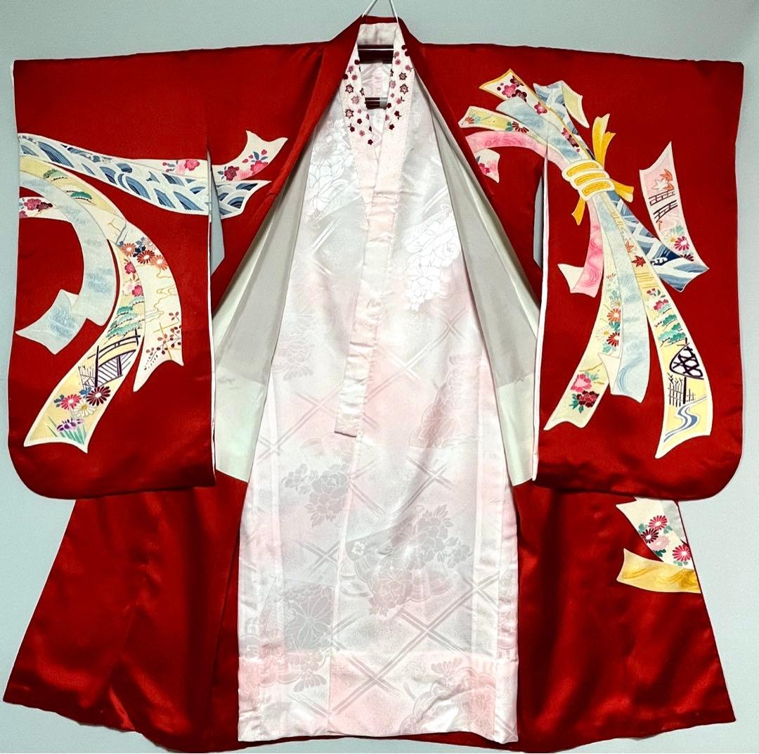 子供着物と長襦袢セット 七五三 7歳 こども