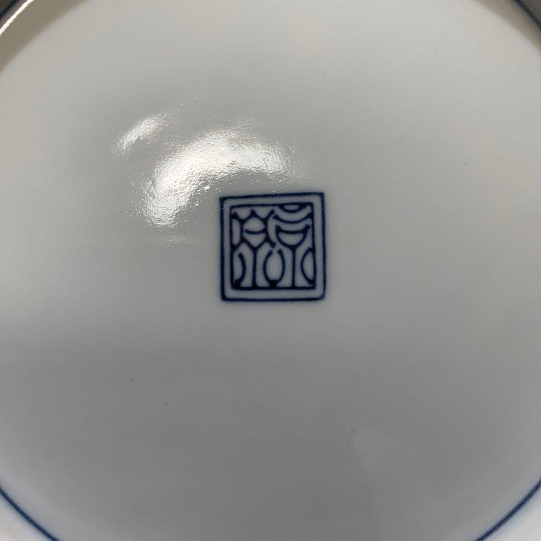 馬場京泉　魯山人写し　染付濃花椿文皿　5枚 北大路魯山人