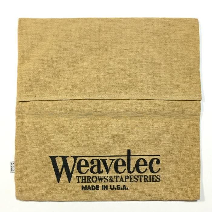 ４個　アメリカ製 Cross Canvas スマイル クッションカバー ベージュ