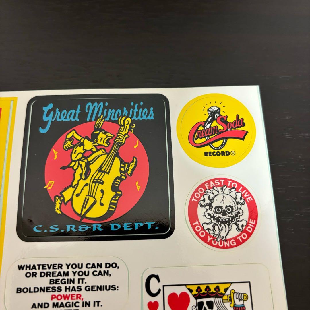 90s クリームソーダ creamsoda ステッカー ピンクドラゴン - メルカリ