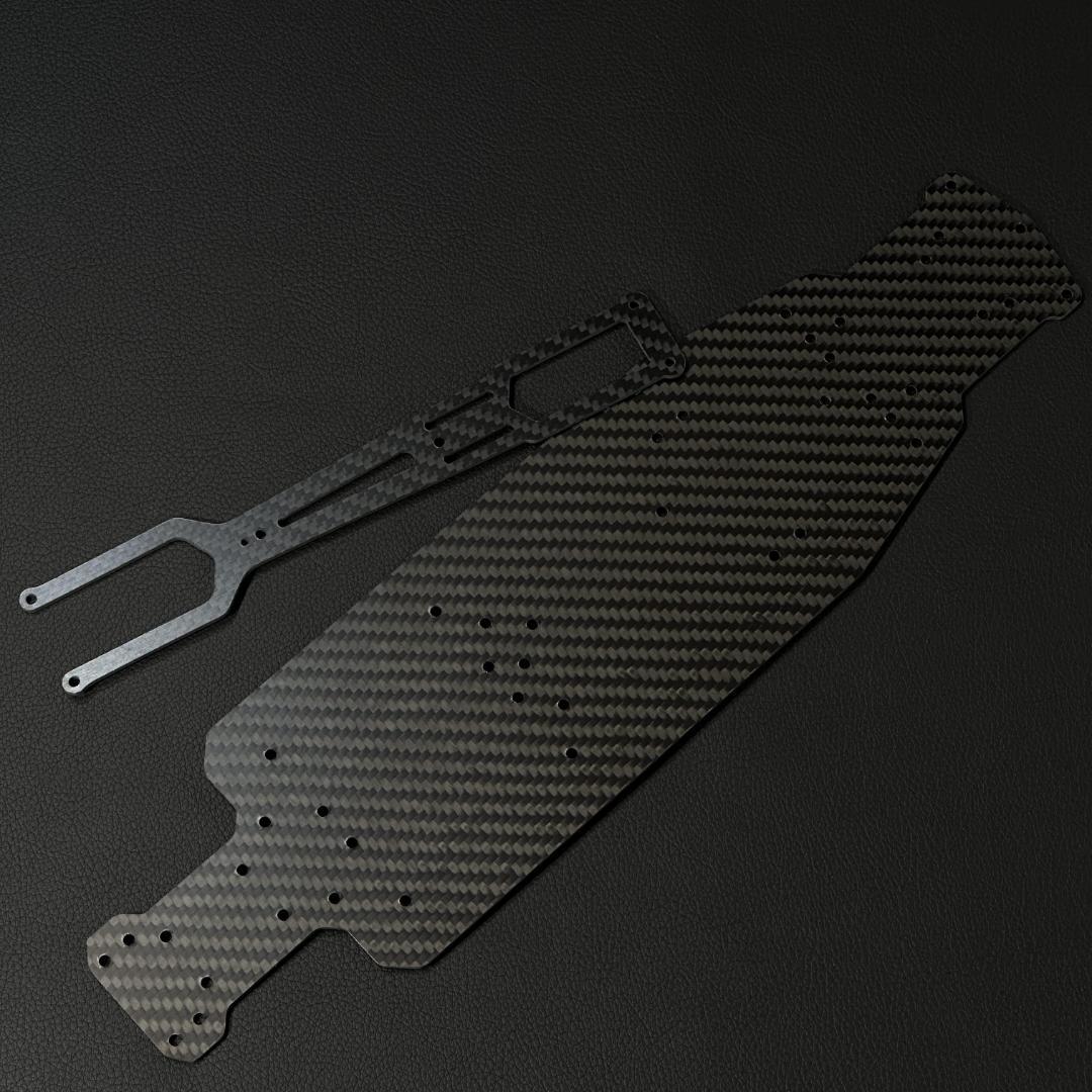 特注品 ヨコモ RD2.0 カーボンシャーシ 3.0mm + アッパ m2130