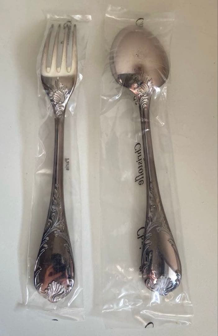 Christofle シルバー スプーン フォーク セット