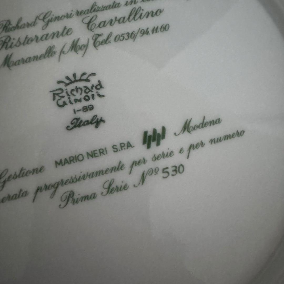 ☆貴重☆希少☆フェラーリ リチャードジノリ 絶版ダブルネームプレート
