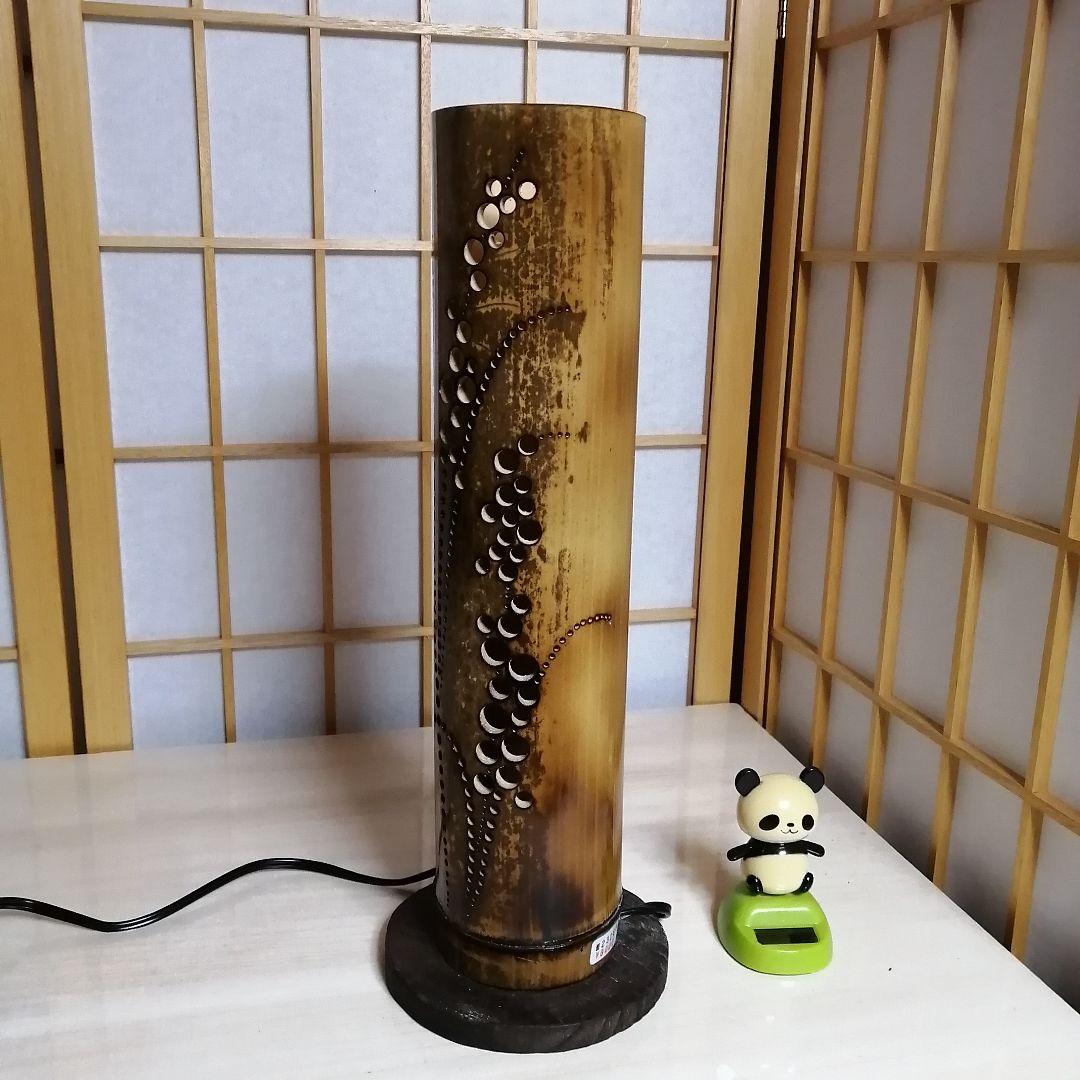 癒し灯火 　竹行灯 　No23263