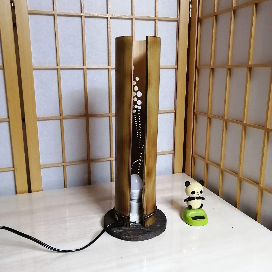 癒し灯火 　竹行灯 　No23263