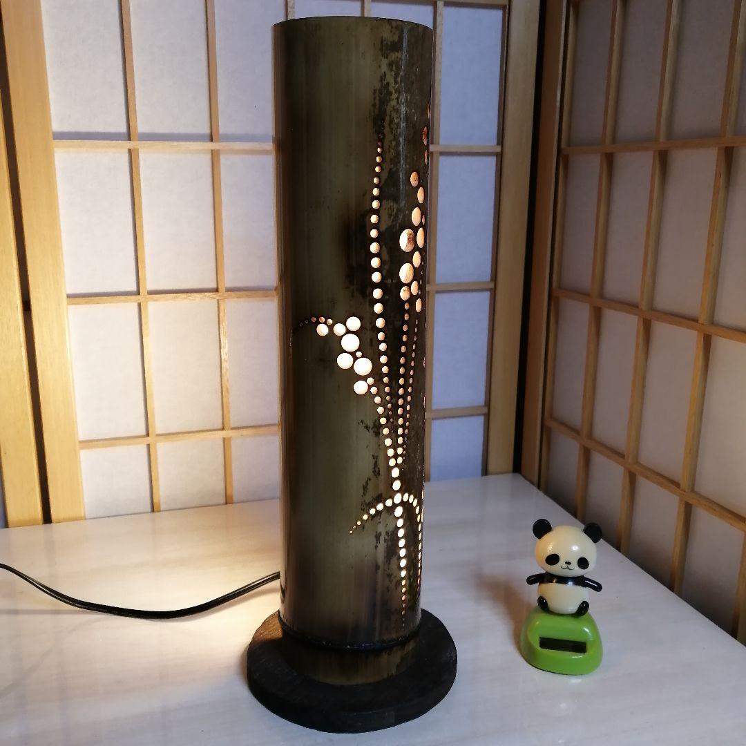 癒し灯火 　竹行灯 　No23263