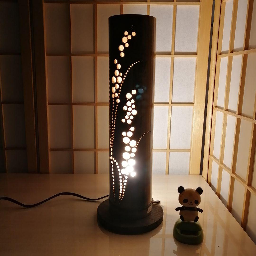 癒し灯火 　竹行灯 　No23263