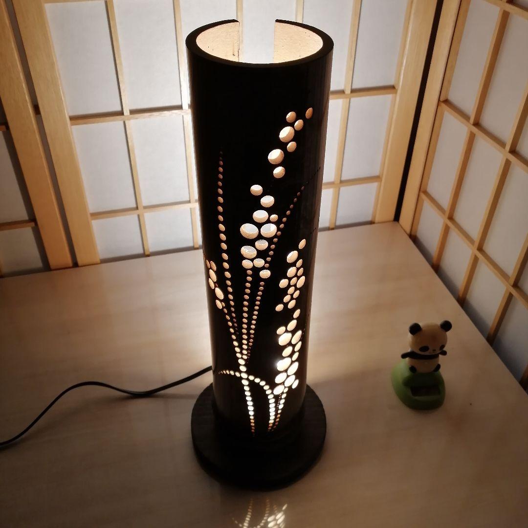 癒し灯火 　竹行灯 　No23263