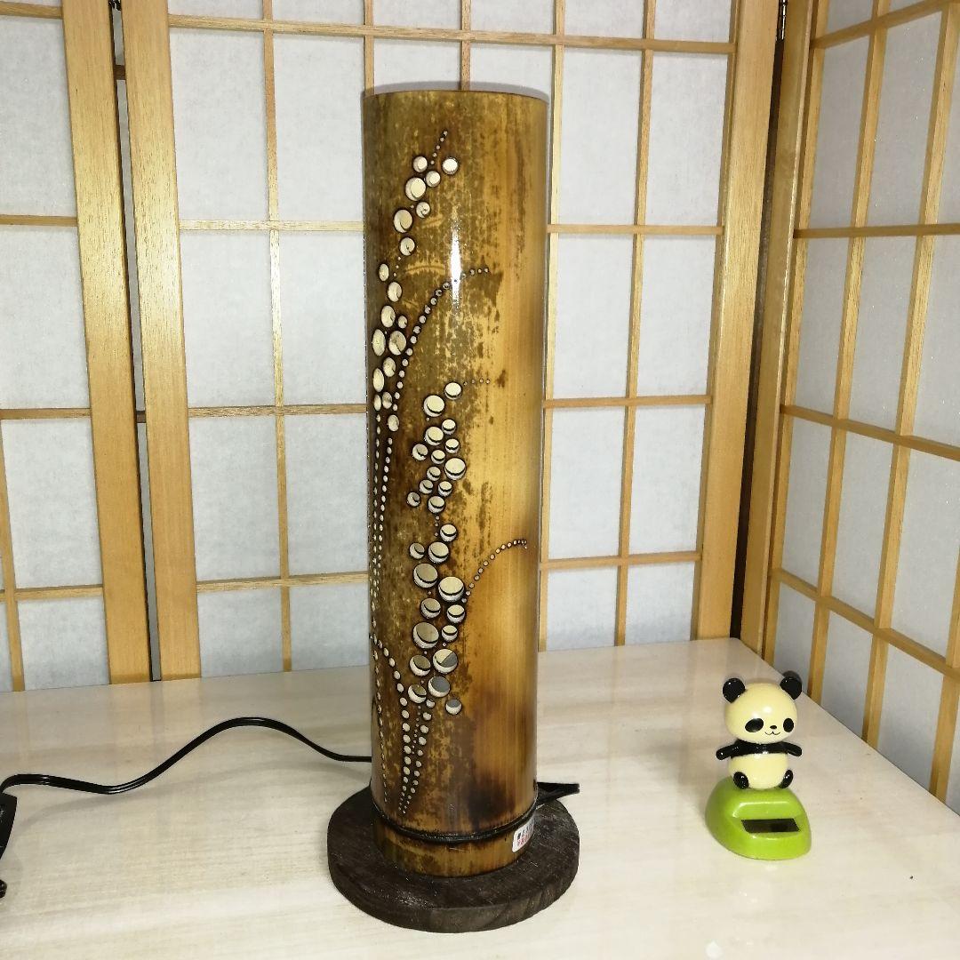 癒し灯火 　竹行灯 　No23263