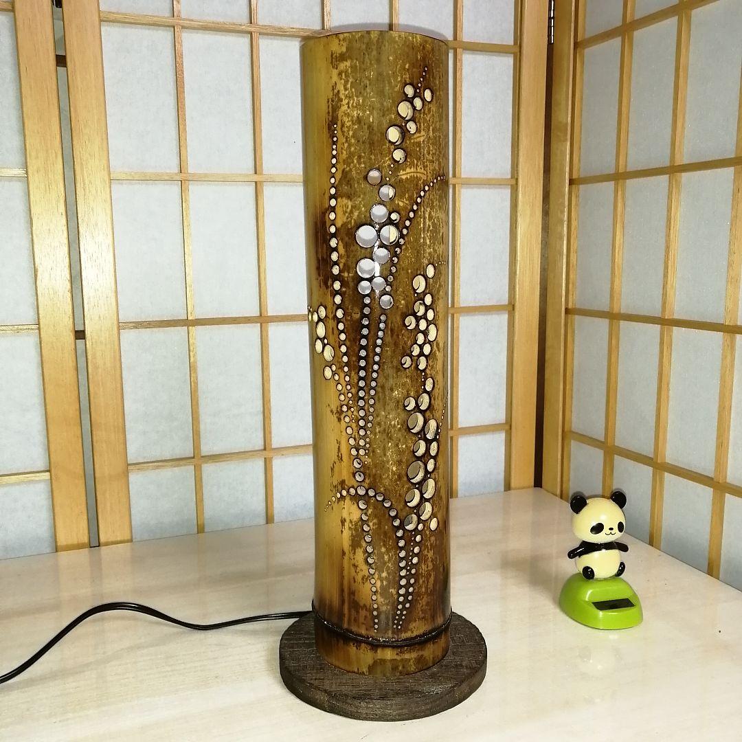 癒し灯火 　竹行灯 　No23263