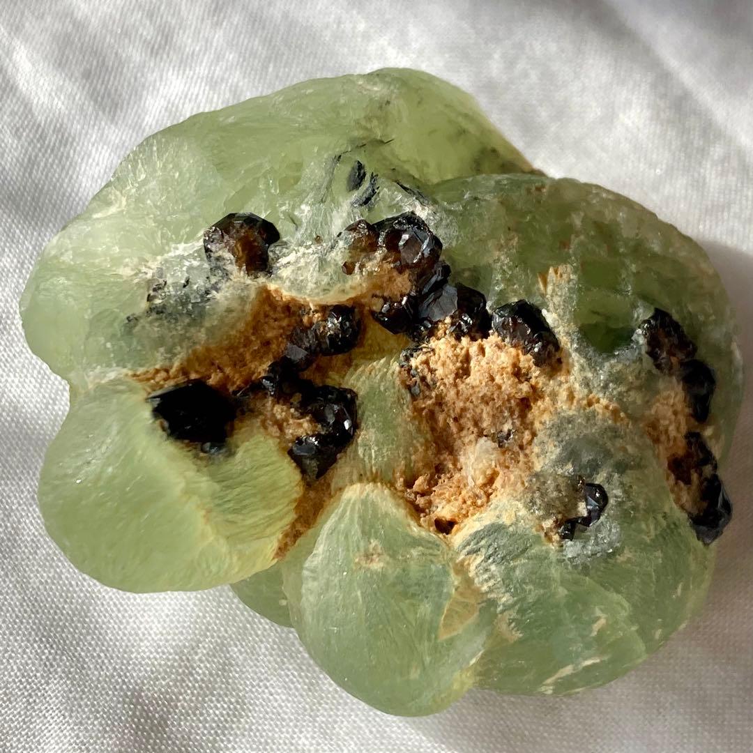 プレナイト 原石 337.05ct パキスタン産 葡萄石 天然石