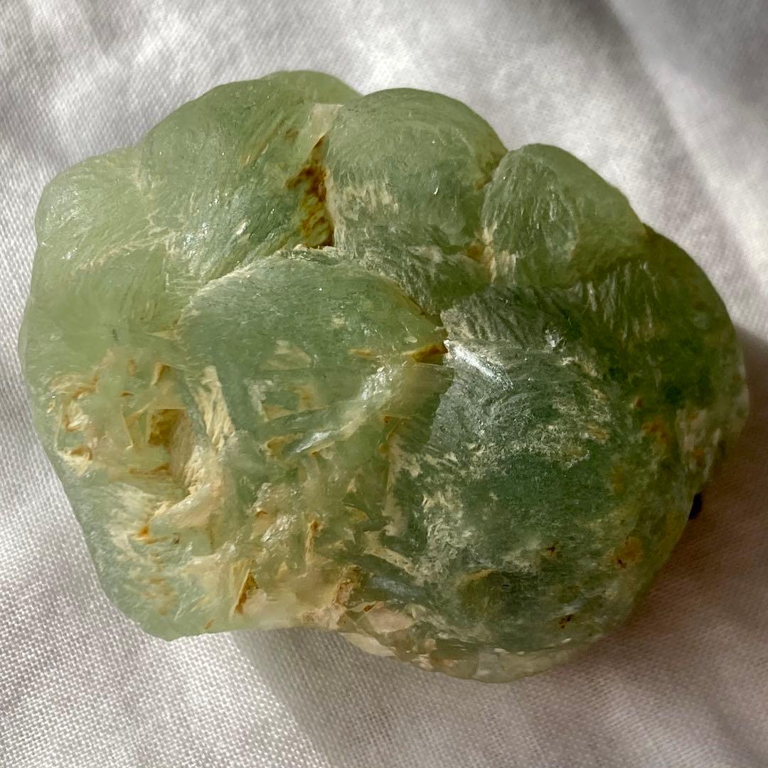 プレナイト 原石 337.05ct パキスタン産 葡萄石 天然石