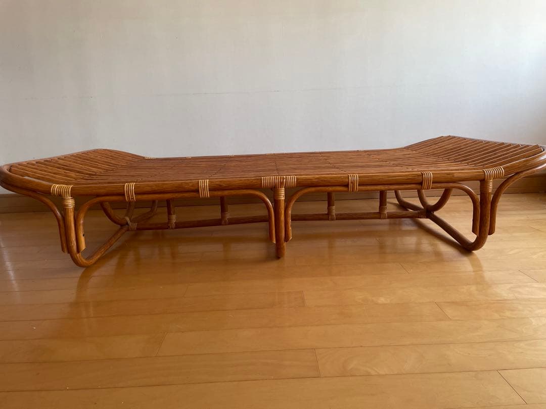 ザ、湘南サーファー❗️専用 《籐 ラタン シングルベッド》お引取り割引あり。