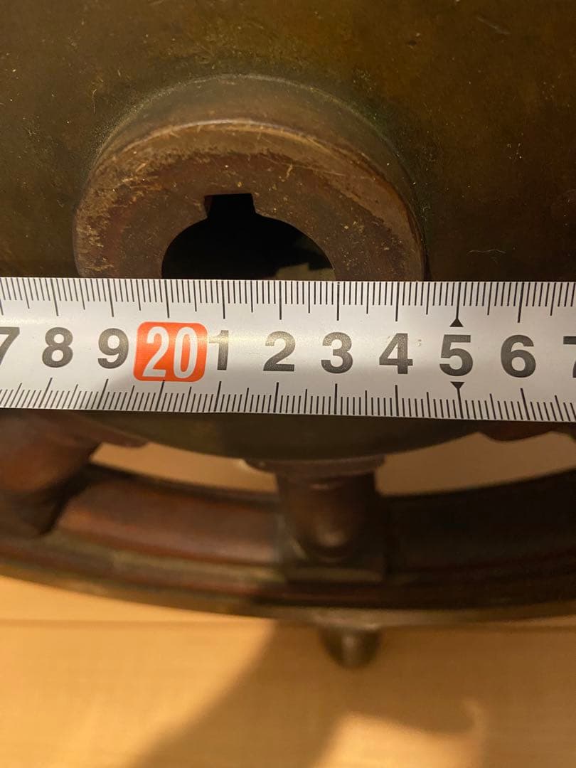 操舵輪　東京ラット製造所　アンティーク　船舵 舵輪