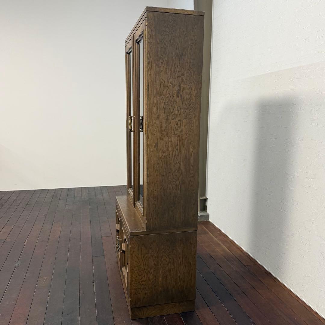 H21K84d 神戸洋家具 永田良介商店 書斎棚 キャビネット 食器棚 本棚