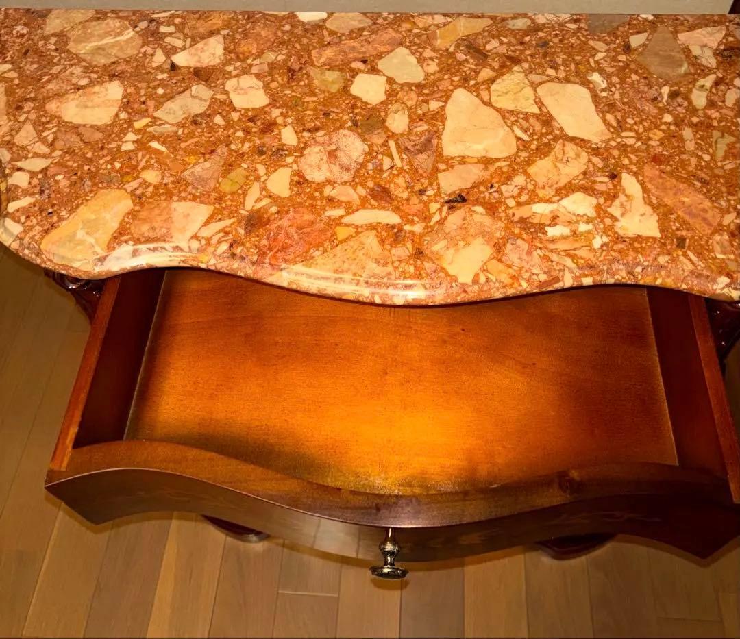 ⭐︎イタリア製家具 FP PASI 木製キャビネット 鍵付 象嵌 大理石