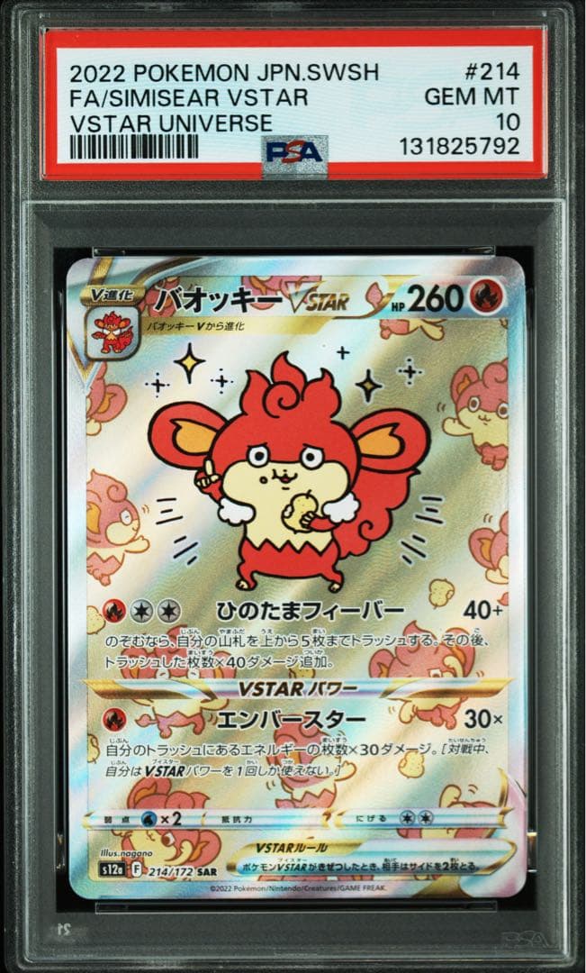 PSA10 バオッキーVSTAR SAR s12a 214 VSTARユニバース