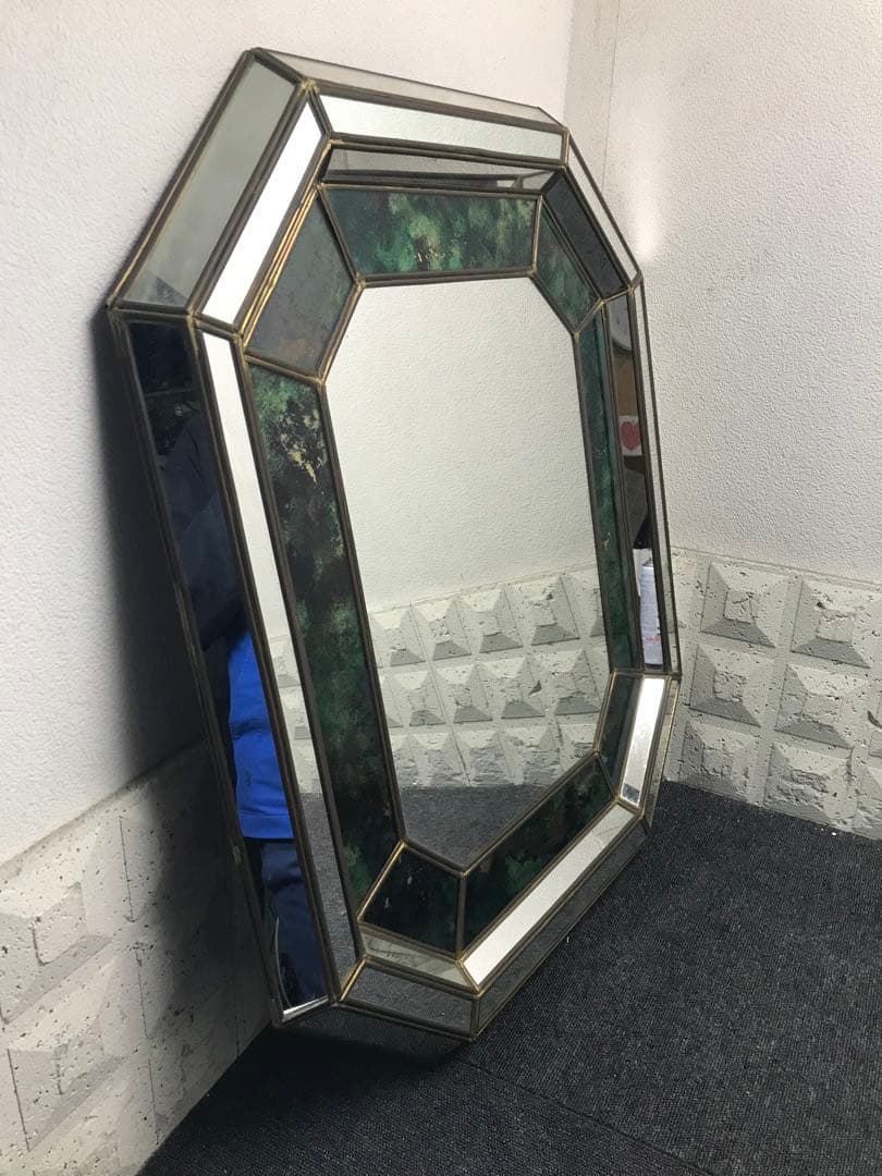 壁掛け　鏡　ミラー　アンティーク　ウォールミラー