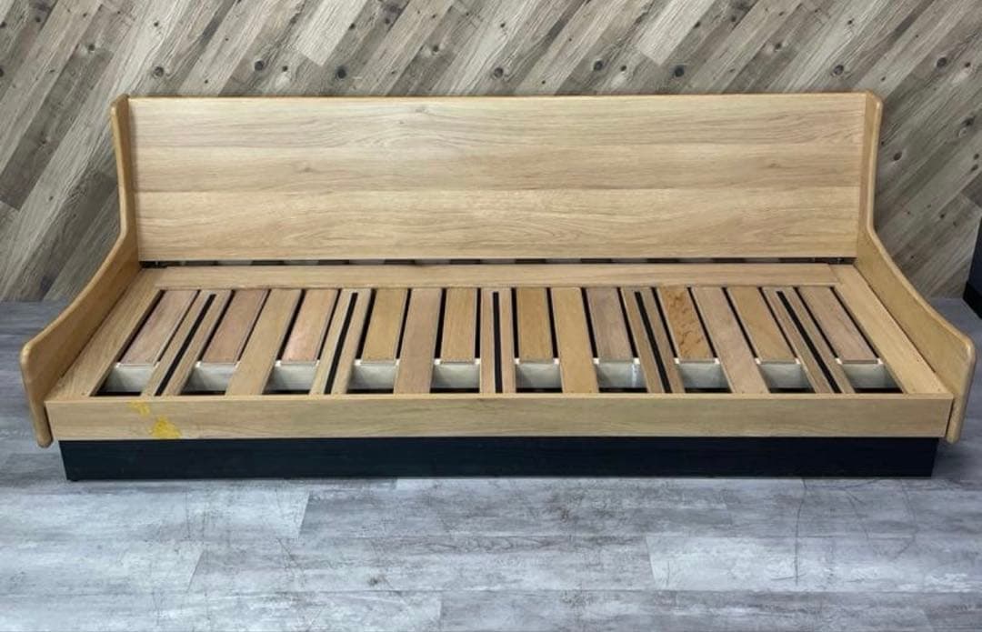 大川家具 モーブル ドロシーⅡ ソファベッド 200cm ブルー×ナチュラル