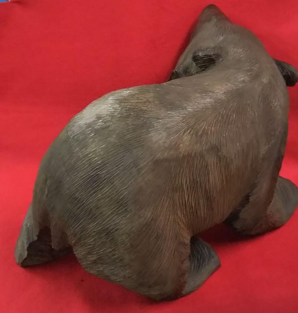 木彫りの熊/一刀彫/ヴィンテージ
