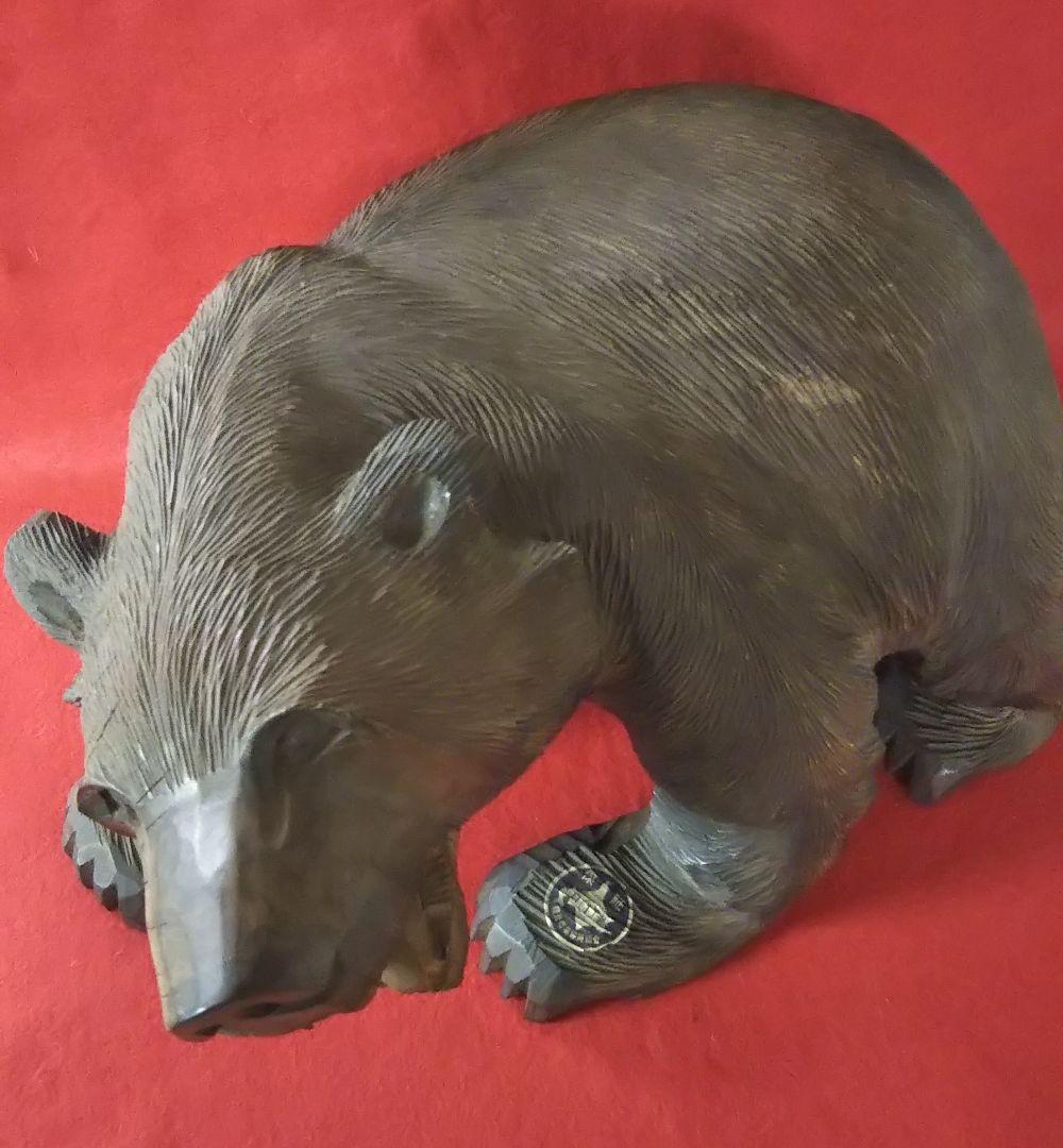 木彫りの熊/一刀彫/ヴィンテージ