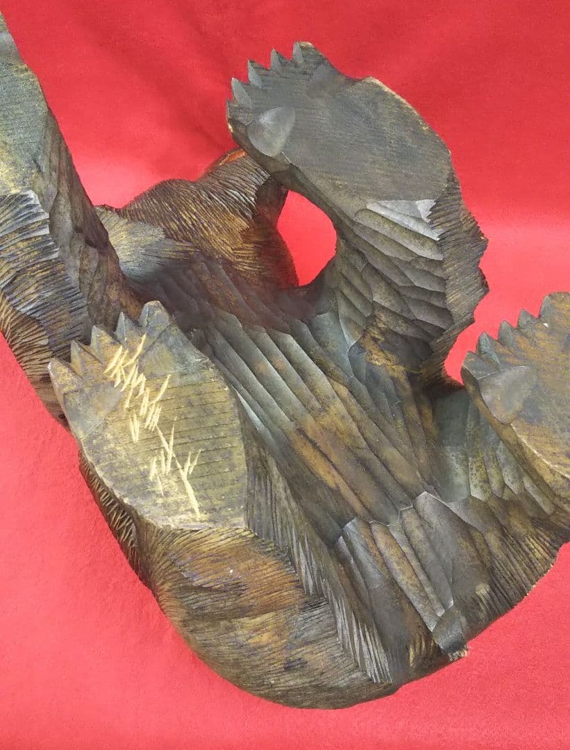 木彫りの熊/一刀彫/ヴィンテージ