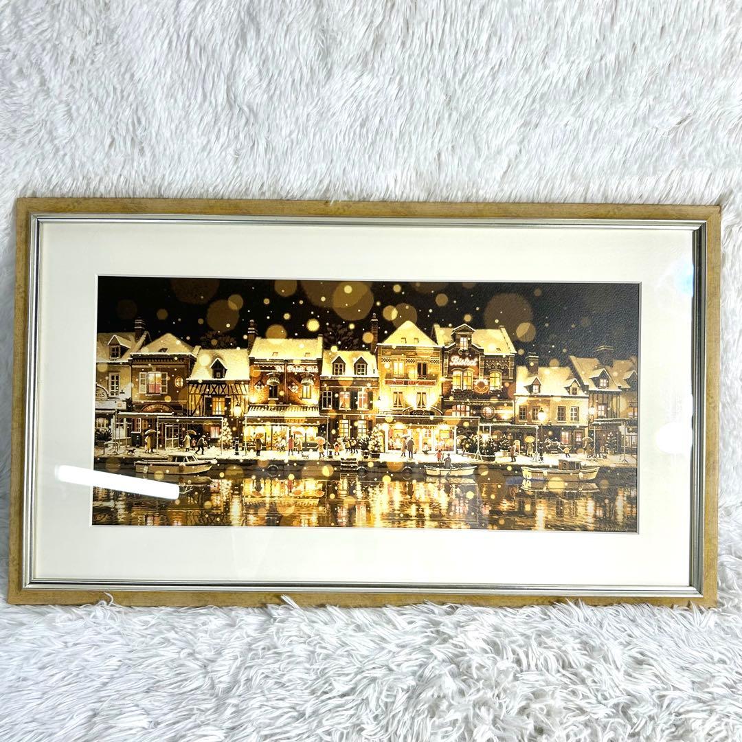 美品】笹倉鉄平 「サン・ルーに降る雪」 公式 ポスター - メルカリ