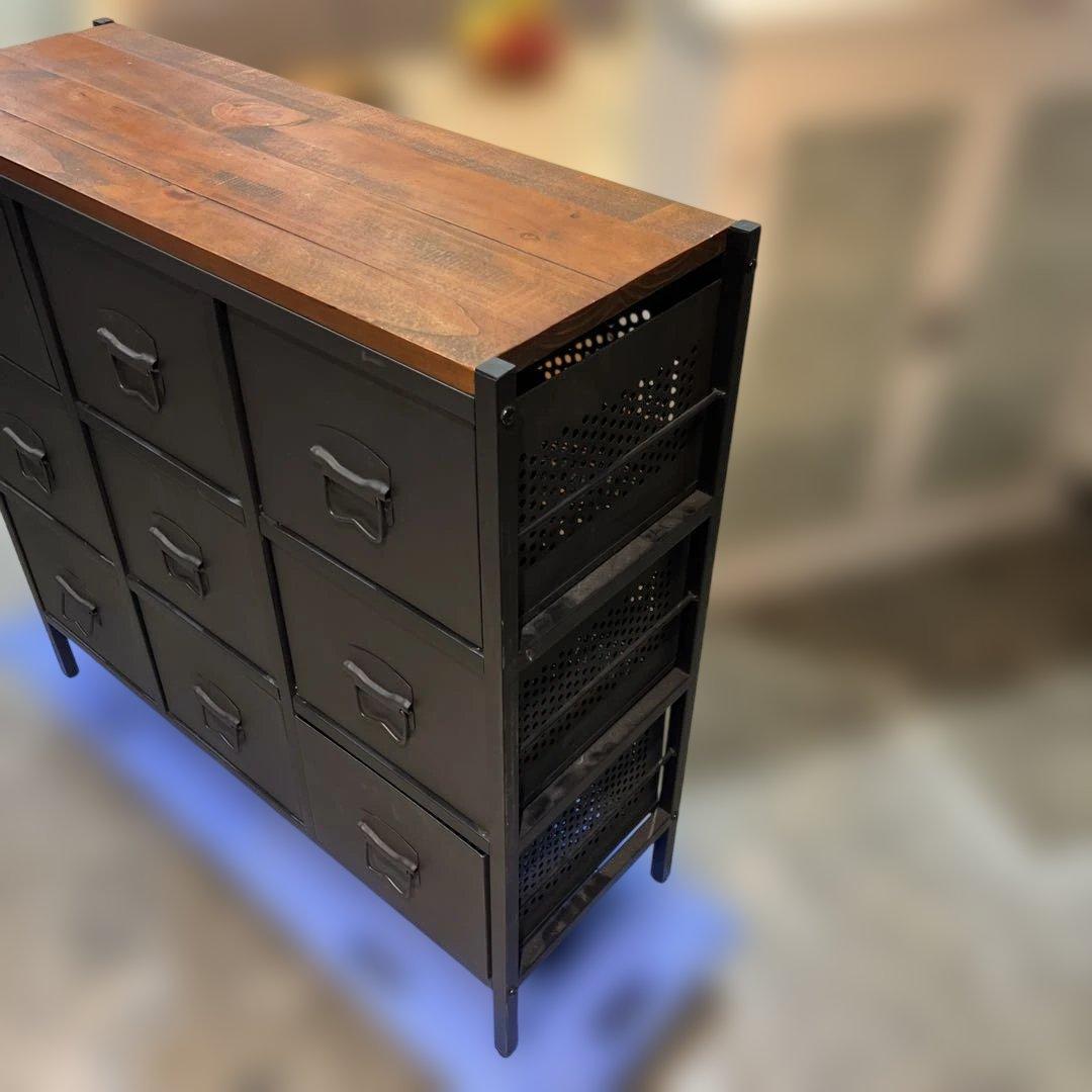 【インダストリアル】ドロワーチェスト◇アイアン◆