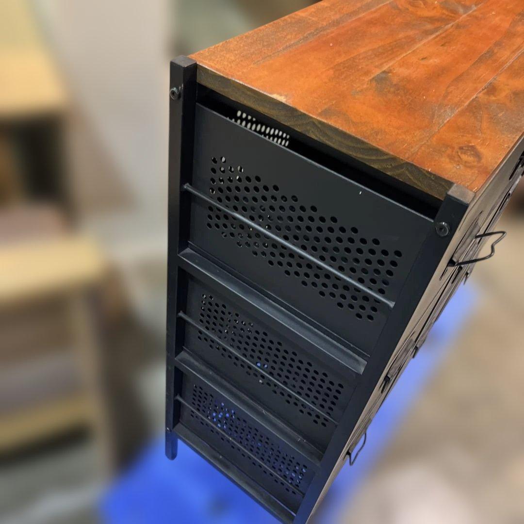 【インダストリアル】ドロワーチェスト◇アイアン◆