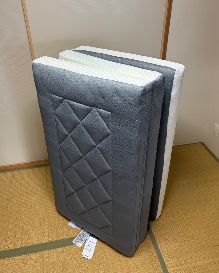 西川 3つ折り 体圧分散マットレス (セミダブル)