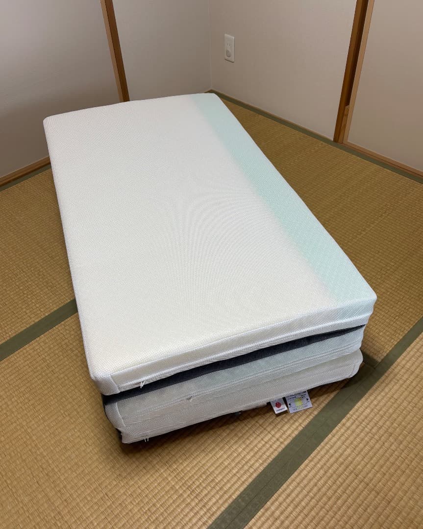 西川 3つ折り 体圧分散マットレス (セミダブル)