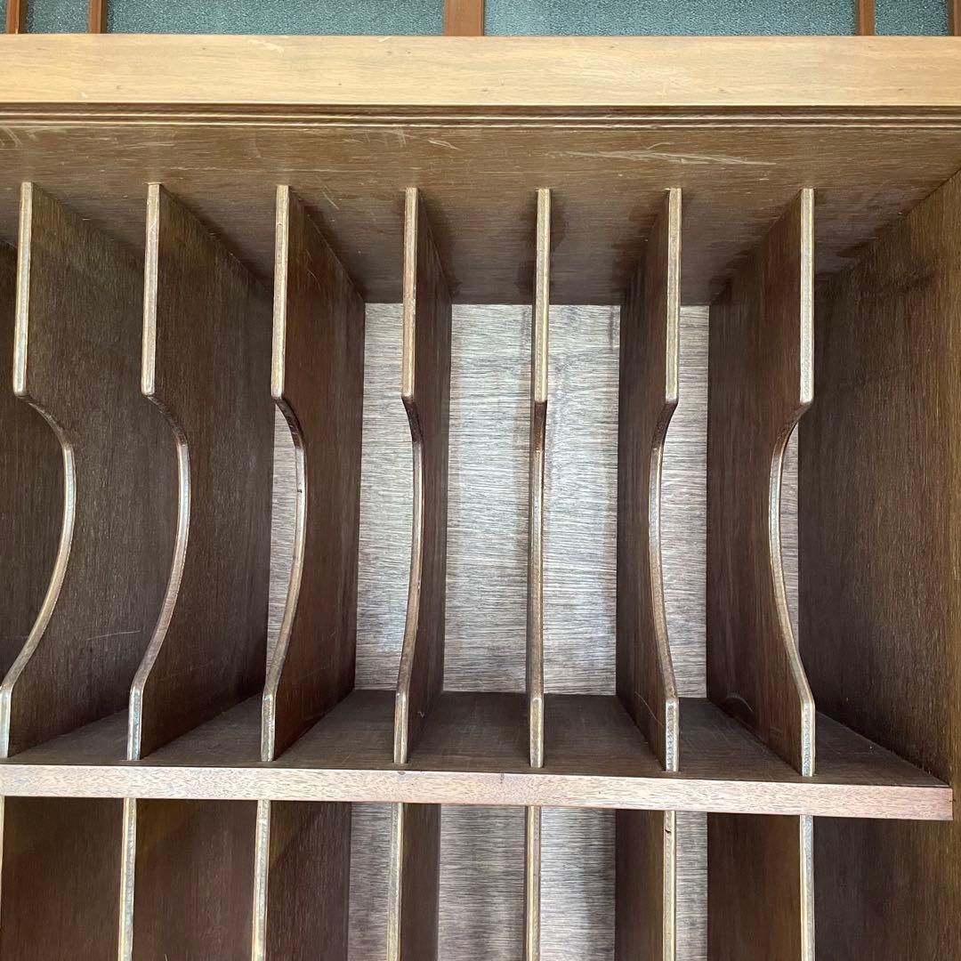 レコードラック レコード棚 収納 棚 木製 北欧 ビンテージ ミッドセンチュリー