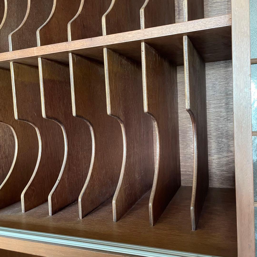 レコードラック レコード棚 収納 棚 木製 北欧 ビンテージ ミッドセンチュリー