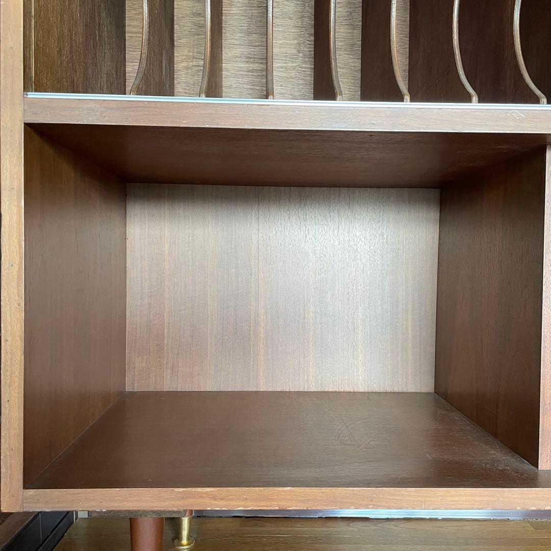 レコードラック レコード棚 収納 棚 木製 北欧 ビンテージ ミッドセンチュリー