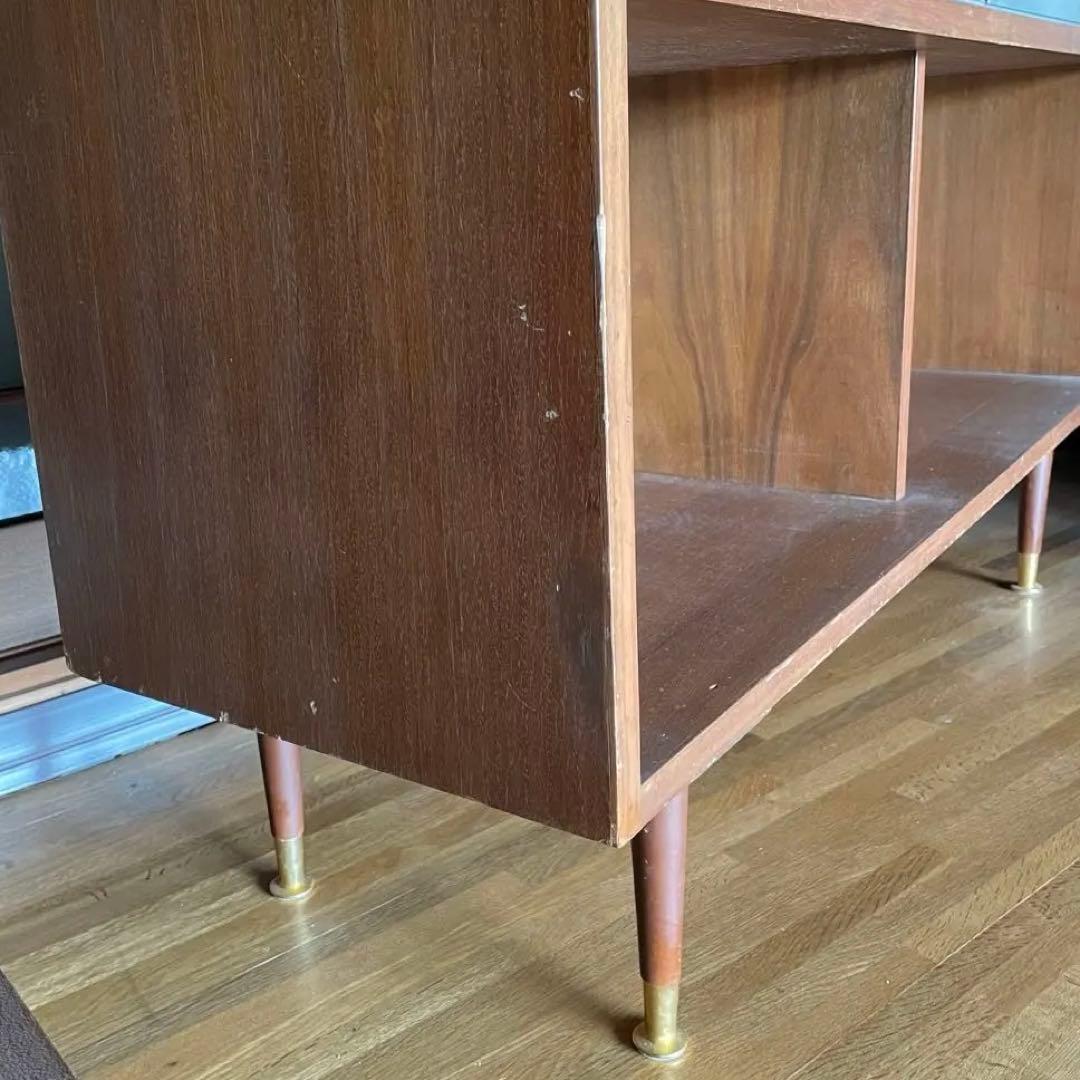 レコードラック レコード棚 収納 棚 木製 北欧 ビンテージ ミッドセンチュリー