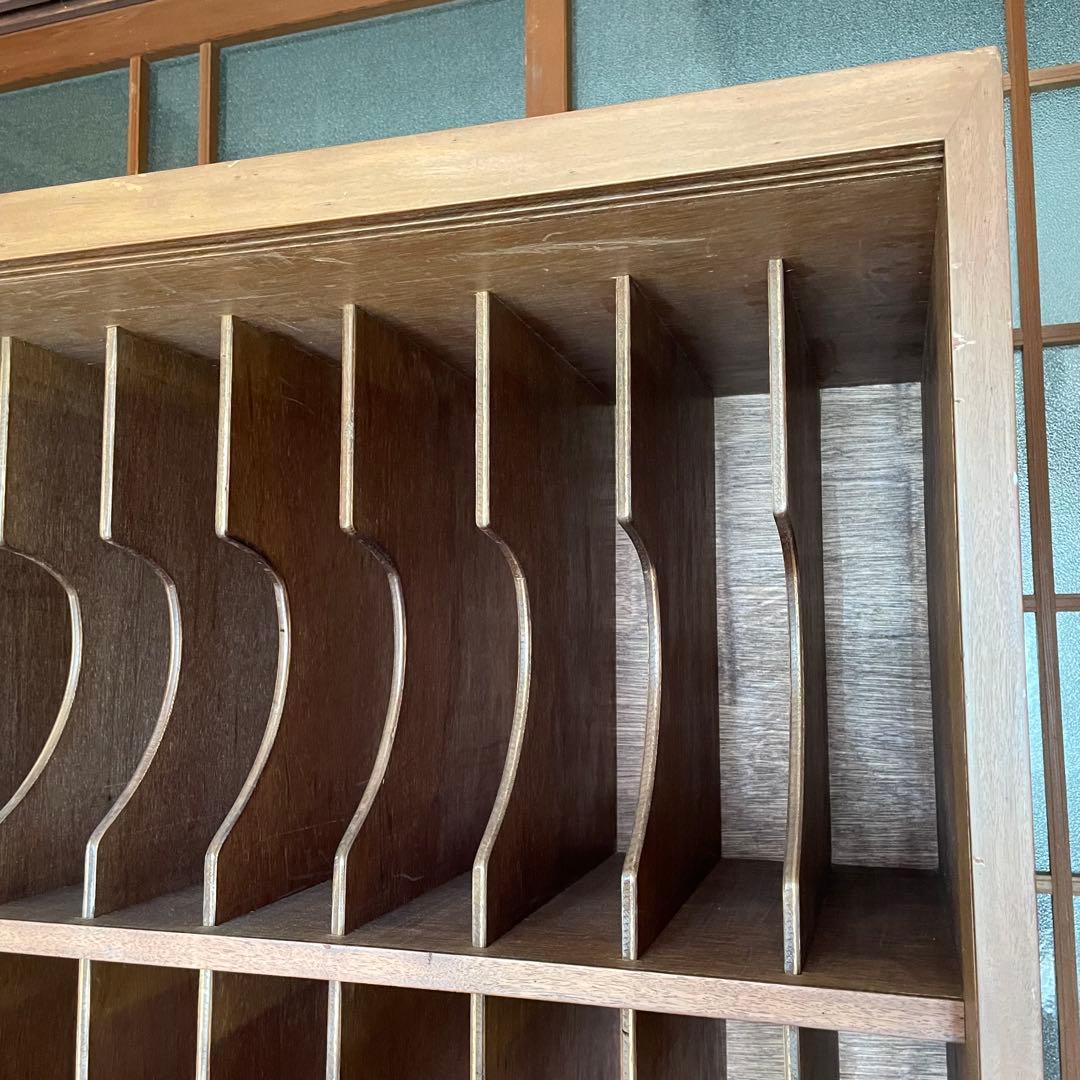 レコードラック レコード棚 収納 棚 木製 北欧 ビンテージ ミッドセンチュリー