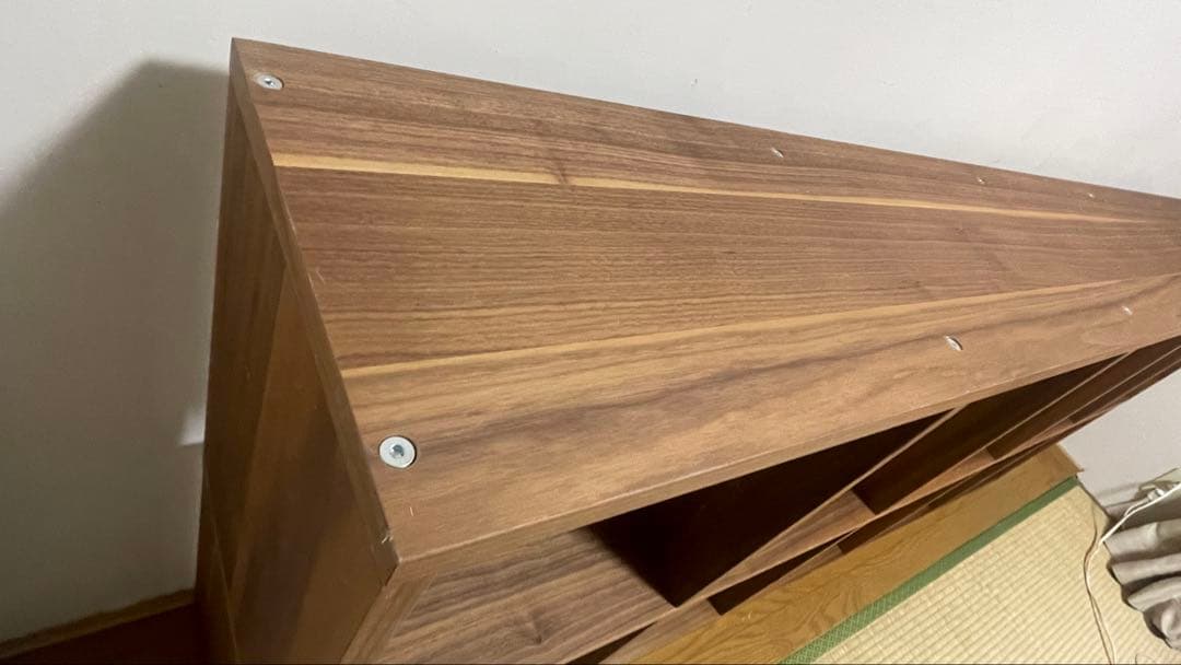 ナチュラルウッドオープンシェルフ 10個収納