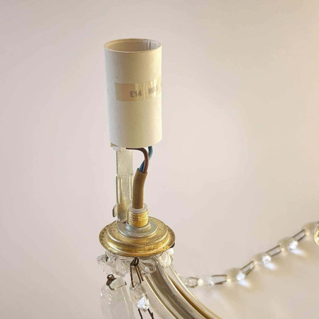 【ワケあり】ドイツ　ヴィンテージ　シャンデリア　5灯式