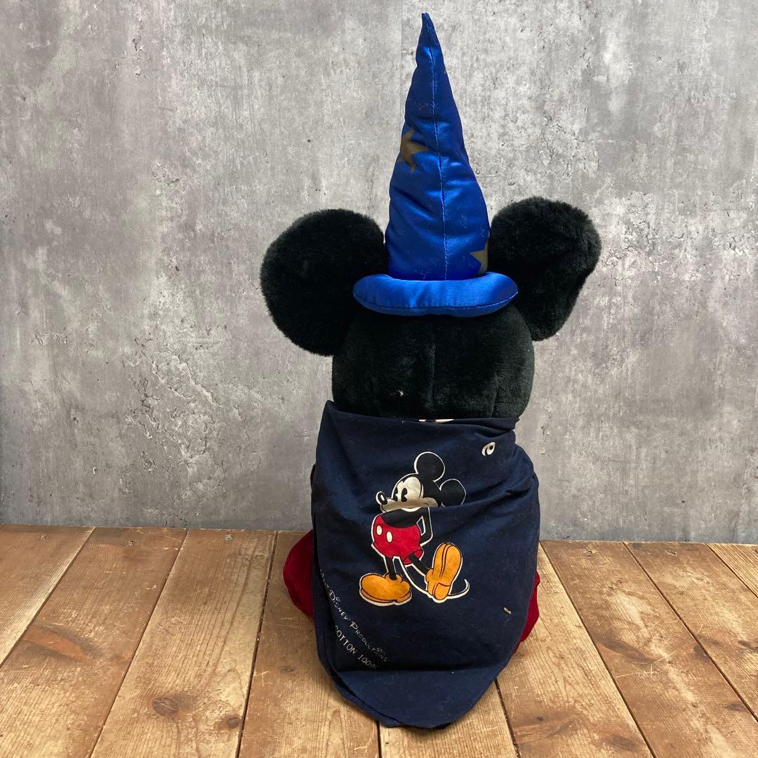 ぬ 【希少・ヴィンテージ】ファンタジア 魔法使いの弟子 ミッキーマウス ぬいぐる