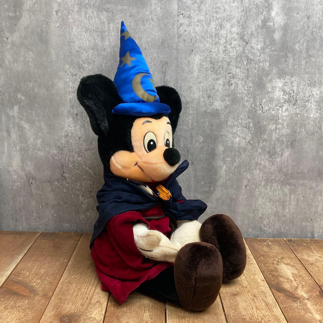 ぬ 【希少・ヴィンテージ】ファンタジア 魔法使いの弟子 ミッキーマウス ぬいぐる