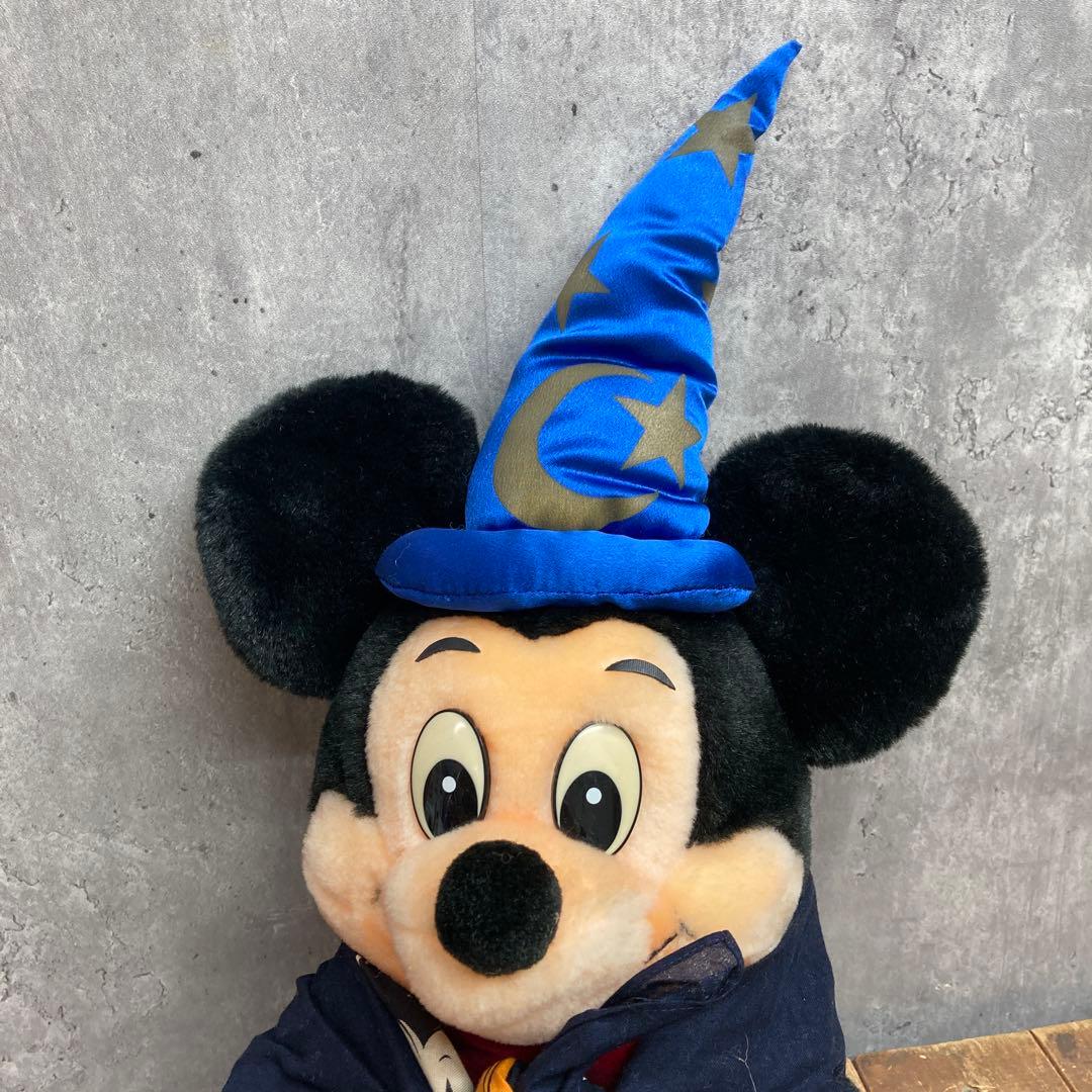 ぬ 【希少・ヴィンテージ】ファンタジア 魔法使いの弟子 ミッキーマウス ぬいぐる